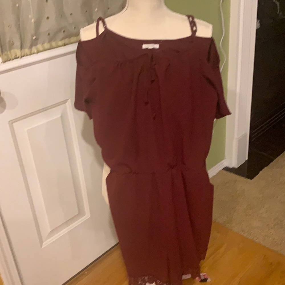 Maroon romper